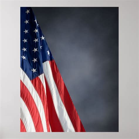 grey background with standing flag for pictures.